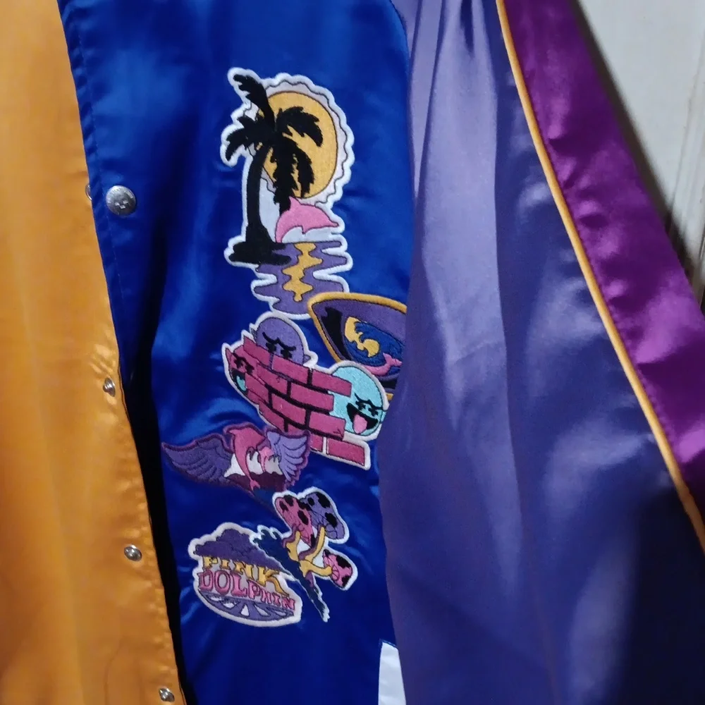 Pink dolphin satin varsity jackets Both For 40 - Picture 6 of 6